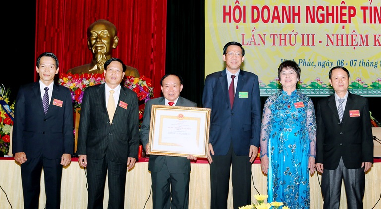 Đại hội Hội Doanh nghiệp tỉnh Vĩnh Phúc lần thứ III, nhiệm kỳ 2014 -2019