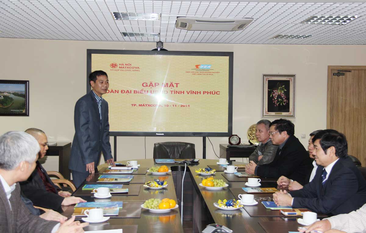 Investment Promotion Delegation of Vinh Phuc Province to Russian Federation