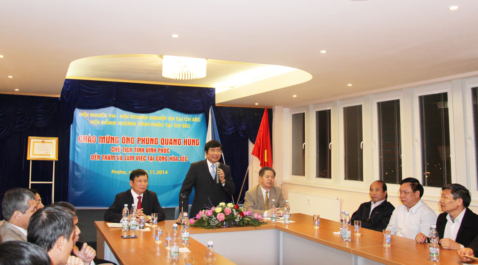 Investment promotional activities of Vinh Phuc province in the Czech Republic
