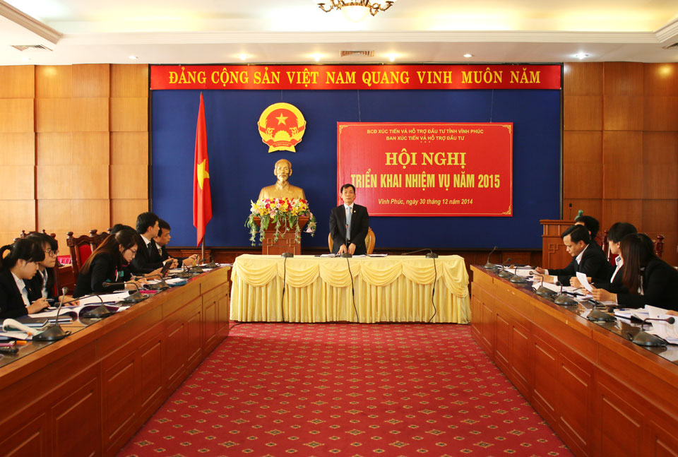 빈푹 투자 촉진 및 지원국 (IPA Vinh Phuc) 2014년 최종 회의 및 2015년 업무 전개 회의