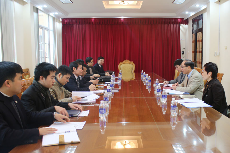 The delegation of Foreign Investment Agency and Northern Investment Promotion Center worked in Vinh Phuc province