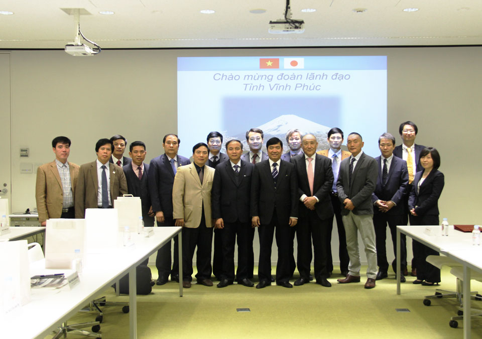 Vinh Phuc delegation’s investment promotion  activities in Japan on 15 – 16/3/2015