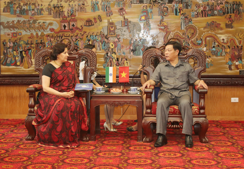 Đại sứ Cộng hòa Ấn Độ tại Việt Nam đến thăm và làm việc tại tỉnh Vĩnh Phúc