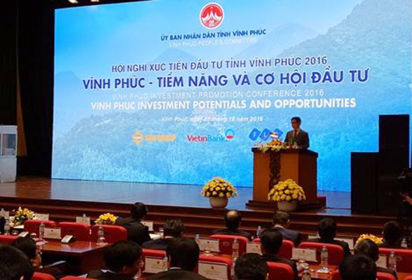 Vĩnh Phúc tổ chức Hội nghị Xúc tiến Đầu tư năm 2016