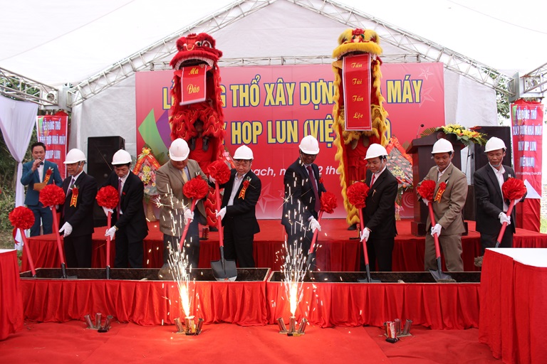 Lễ động thổ xây dựng Nhà máy may Hop Lun