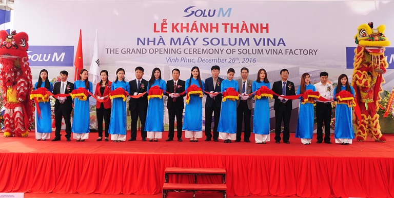 Khánh thành Nhà máy Solum Vina