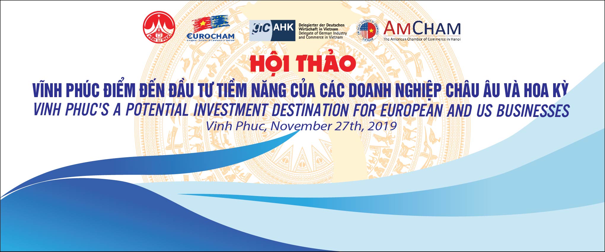 Hội thảo xúc tiến đầu tư “Vĩnh Phúc, điểm đến đầu tư tiềm năng của các doanh nghiệp châu Âu và Hoa Kỳ”