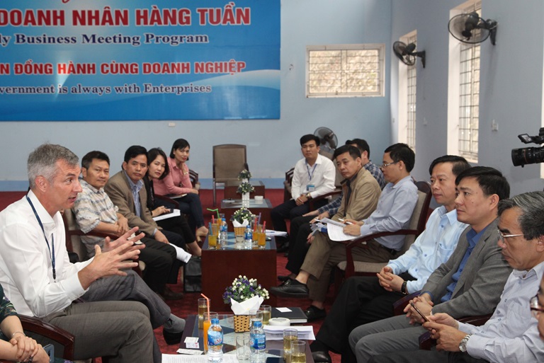 Chương trình “Lãnh đạo UBND tỉnh Vĩnh Phúc gặp gỡ với doanh nhân” tiếp tục được triển khai vào các buổi chiều thứ Hai hàng tuần