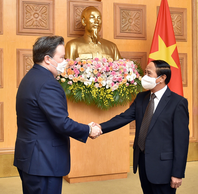 Phó Thủ tướng Lê Văn Thành tiếp Đại sứ Hoa Kỳ tại Việt Nam