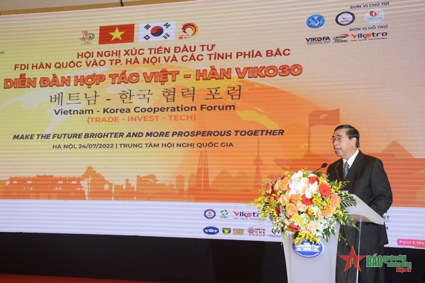 Hội nghị Xúc tiến đầu tư FDI Hàn Quốc vào Hà Nội và các tỉnh phía Bắc