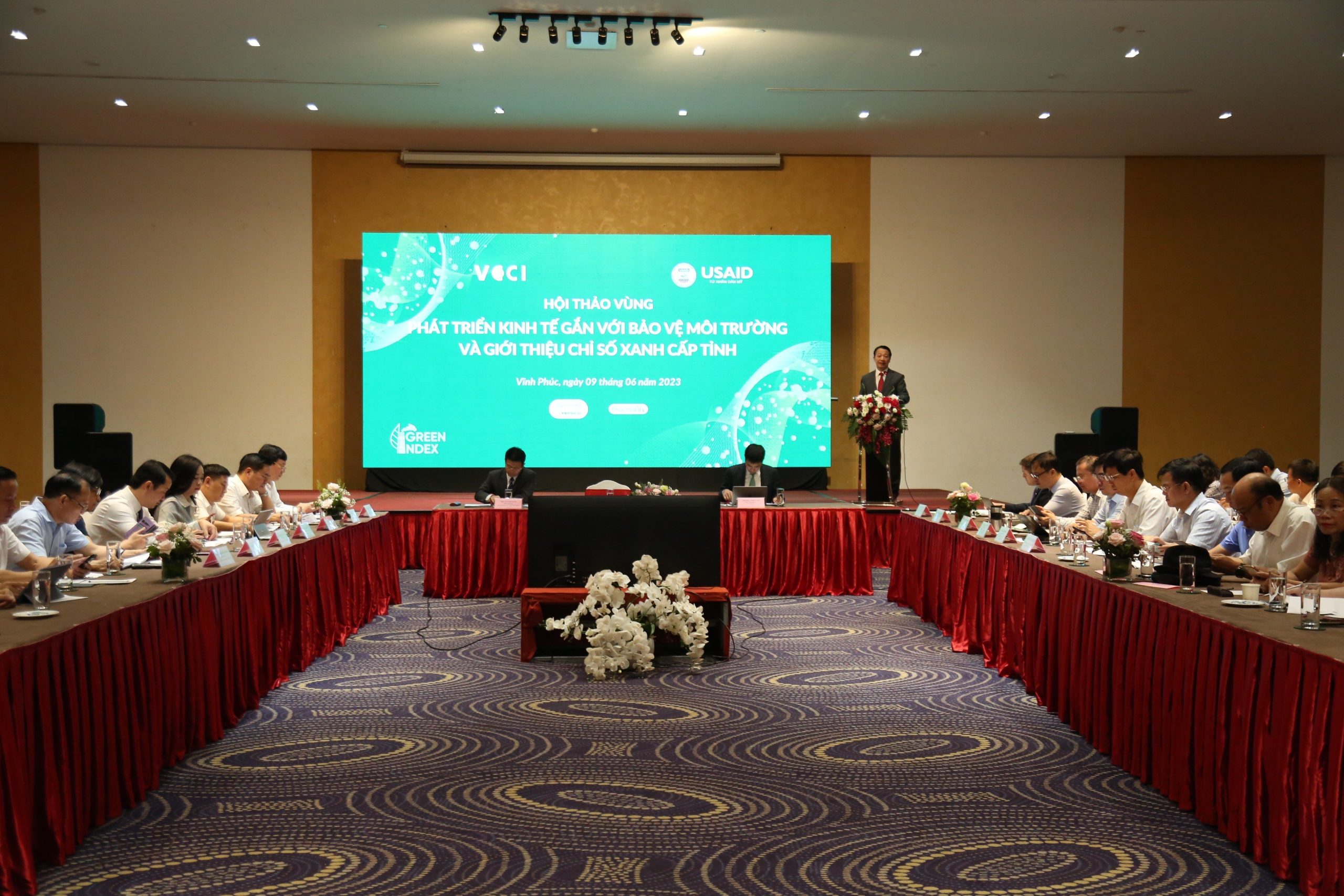 Hội thảo Vùng Đồng bằng sông Hồng về phát triển kinh tế gắn với bảo vệ môi trường và giới thiệu Chỉ số Xanh cấp tỉnh