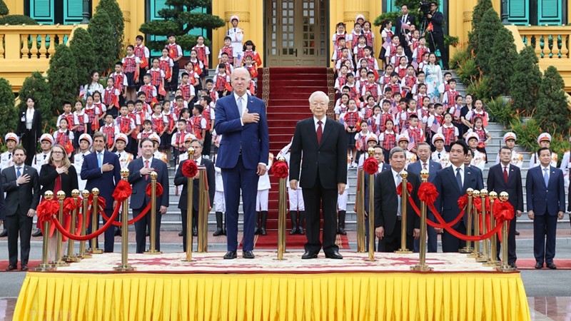 Tổng thống Hoa Kỳ Joe Biden thăm cấp nhà nước tới Việt Nam theo lời mời của Tổng bí thư Nguyễn Phú Trọng