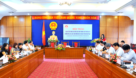 The Seminar “Cementing to improve the effectiveness of investment, trade and tourism promotion activities and ODA, NGO mobilization activities in Vinh Phuc province”