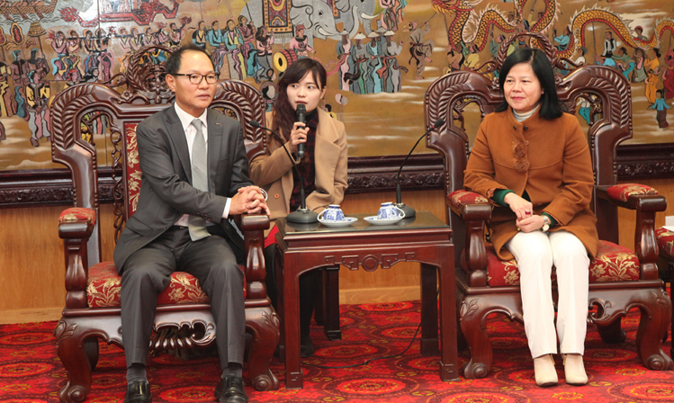 Cooperation opportunities exchange in 2014 between Vinh Phuc province and Korea Trade Promotion Agency KOTRA (Korea)